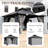 12 pi. L 12 pi. D Pavillon de jardin avec double toit