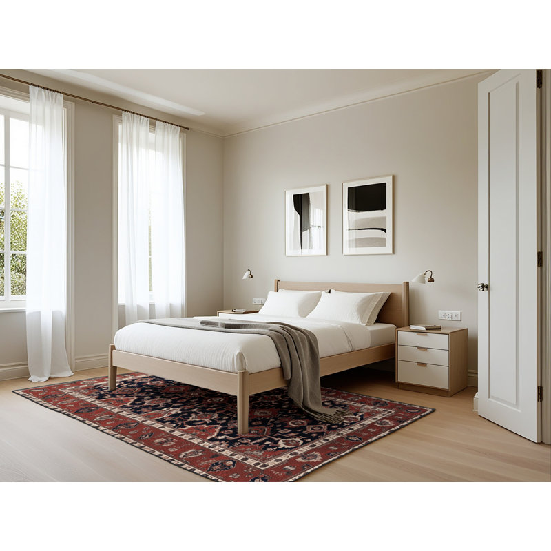 Tapis brun lavable à la machine, Rectangle 5 pi x 7 pi