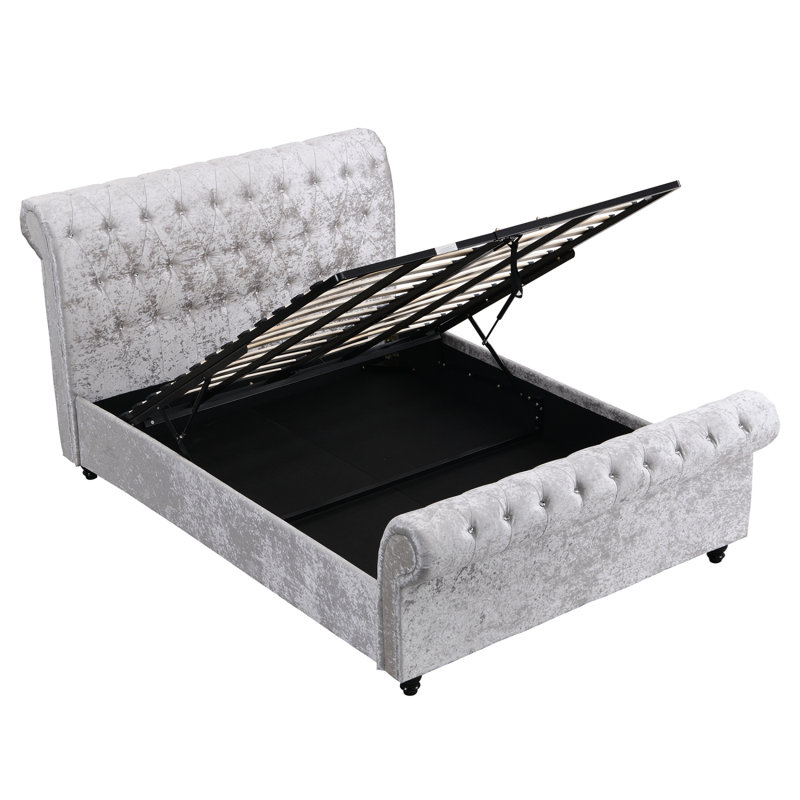 Base de lit tapissier Hartfried