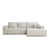 Cream White Polyester/Chenille