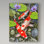 « koi under lily pad », reproduction d’impression sur toile tendue
