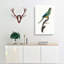 Ground Parakeet by F. Levaillant - Wrapped Canvas-55360139