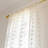 2 Panel White Voile Sheer Curtains For Living Room Pompom Window Drapes Rod Pocket Party Wedding Decor Valance Door Curtains Net Panel, 132x213cm-130318346