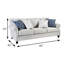 Canapé transitionnel l 93 po, beige-42639818