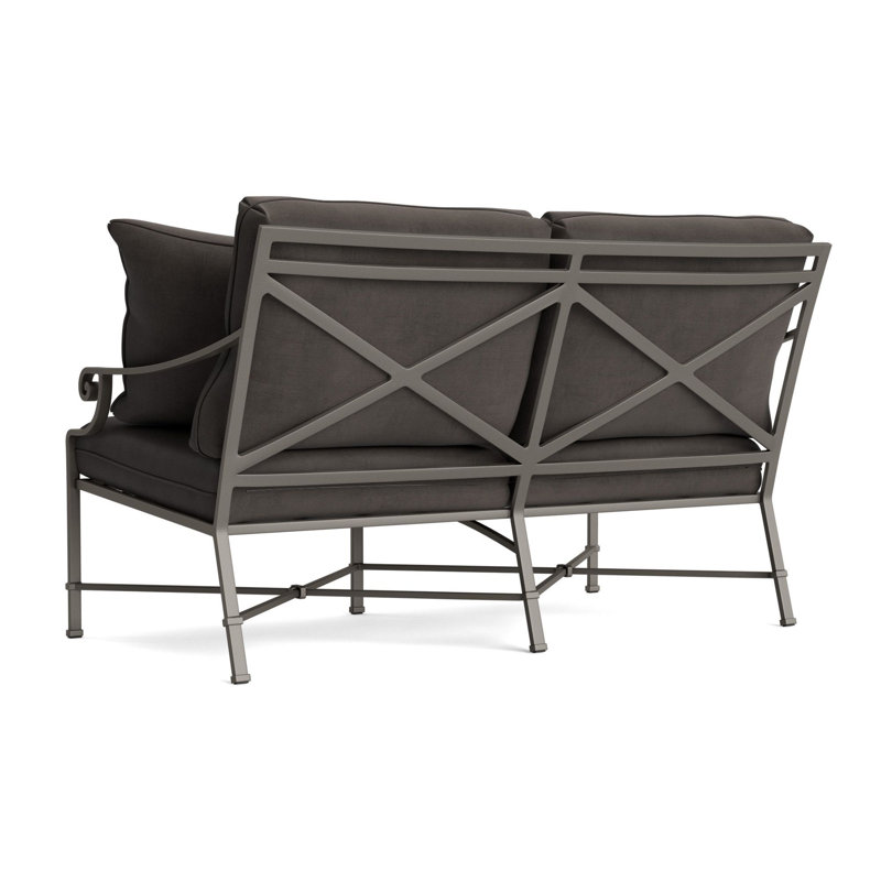 Venetian Outdoor 2 - Seat Loveseat, Fusion Charcoal, Mica
