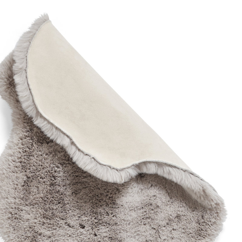 Lehi area rug Table Tufted Sheepskin Silver, Novelty 60 x 180cm