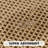 Brown Waffle Bathroom Runner Rugs, Soft Textured Floor Mats