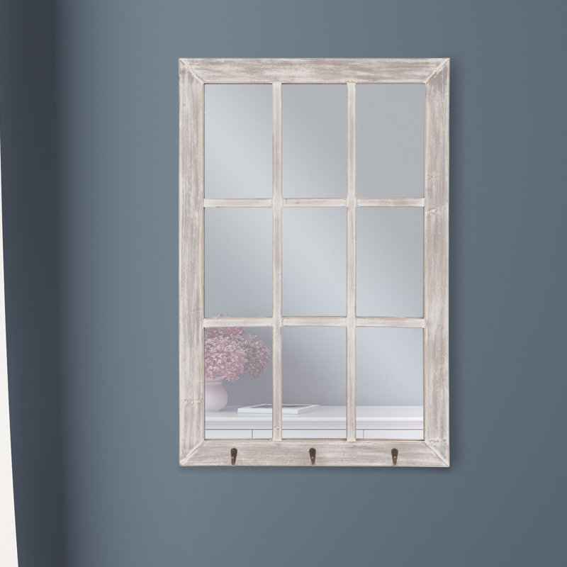 Lystra Mirror with Hooks