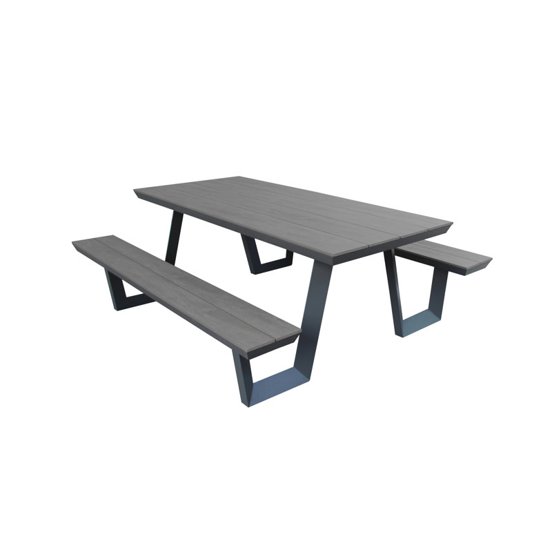 Pim Wembly Picnic Set in Anthracite, Mid Grey