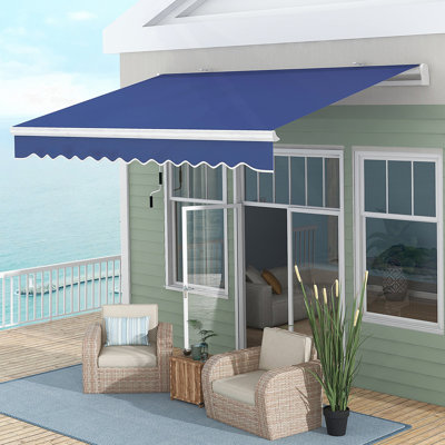 Auvent de patio rétractable polyvalent pour une protection et un style extérieurs