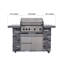 Prokan 60" Pro Elite 5B Northern Slate Q Island Grill