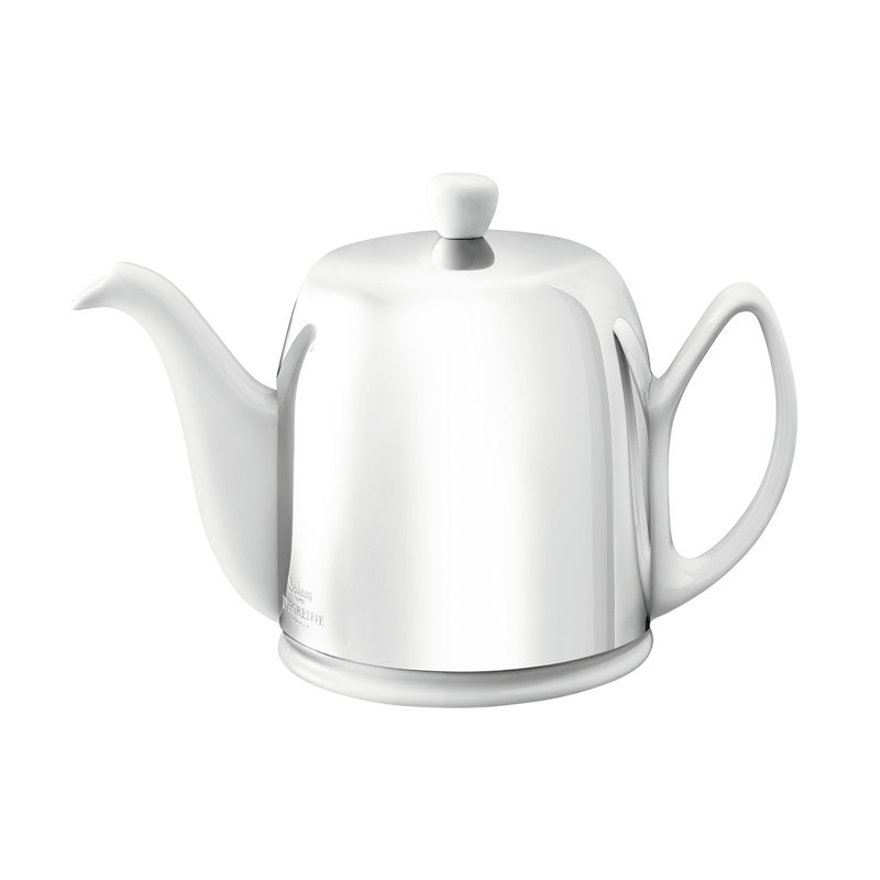 Théière Degrenne Paris Salam, Blanc, 33 oz