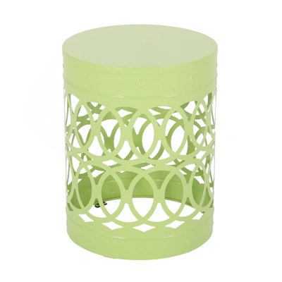 Outdoor Metal End Table -Large