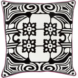 Embroidered Linen Throw Pillow