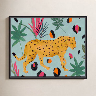 Nyles "Walking Cheetah II" Painting by Isabelle Z