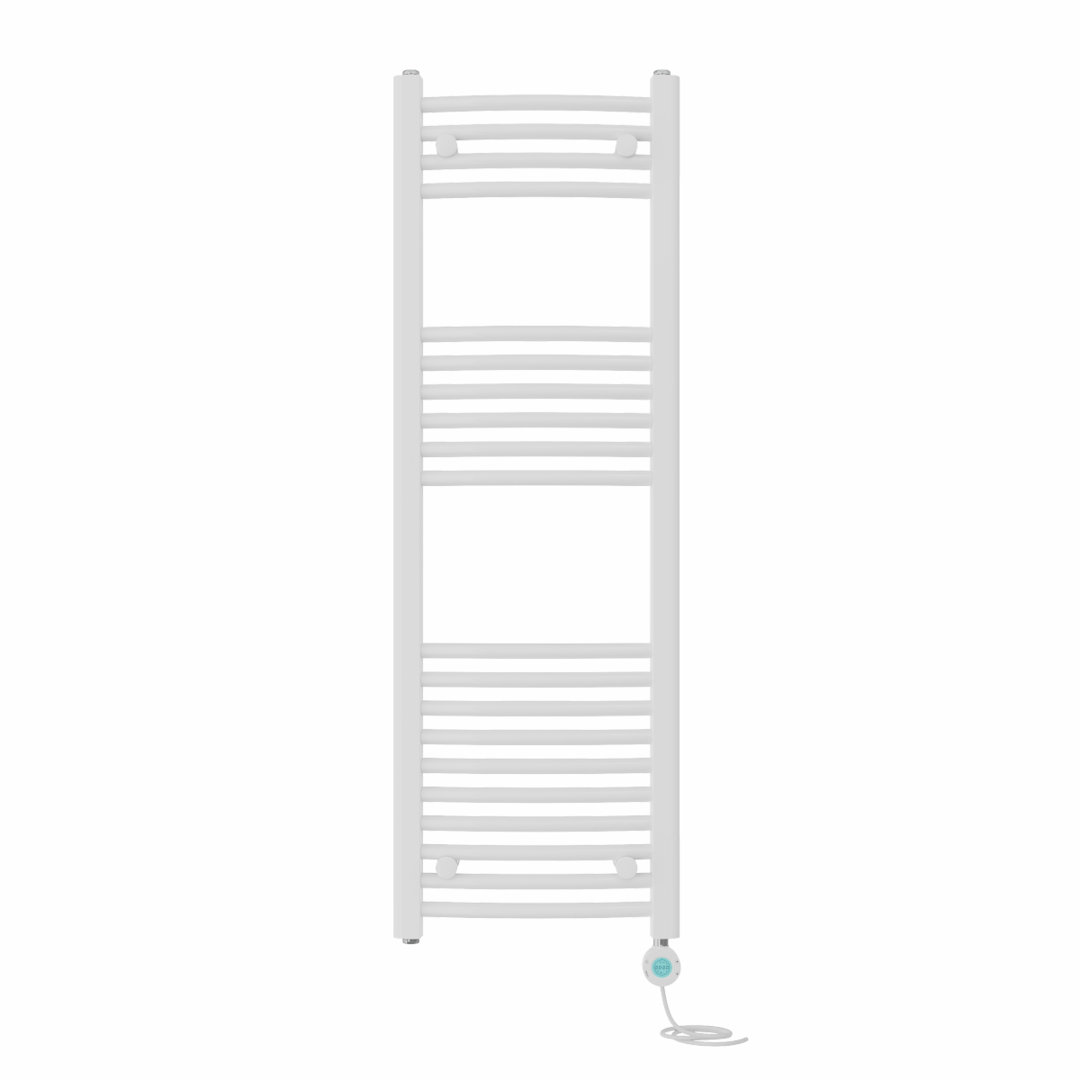 Curved Prefilled Electric Heated Towel Rail