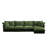 Slipcovered L Shape Sectional Sofa With Suppleness Armrests, Chenille Deep Seat, 2 Big Pillows For Comfortable Living Room Seating-219614909-219614910-219614911