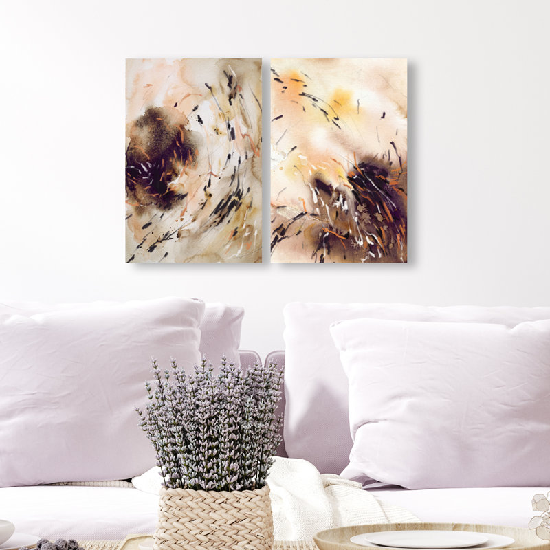Floating Autumn Set Set by Oliver Gal, 30"H x 20"W, Gallery Wrapped
