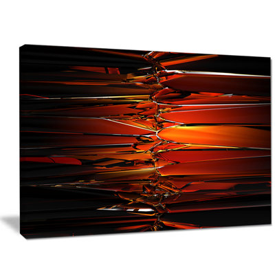 «Colorful Abstract Glass Design», impression sur toile tendue