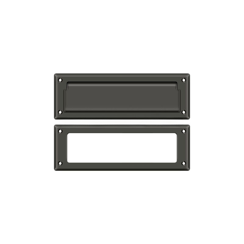 Brass Mail Slot, Oil Rubbed Bronze, 2.875" H x 8.875" W x 0.5" D