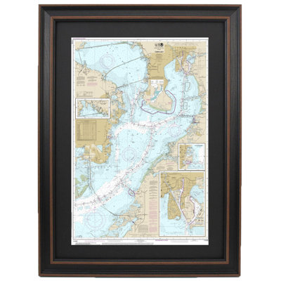 Tampa Bay | Nautical Chart | Framed Print