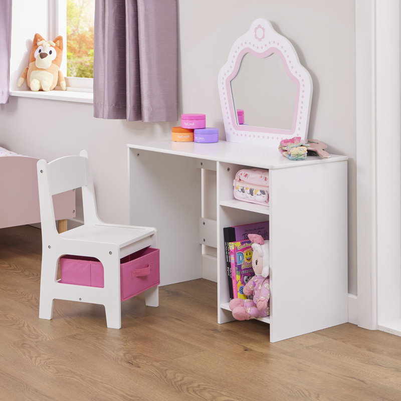 Kids Vanity Table with Mirror