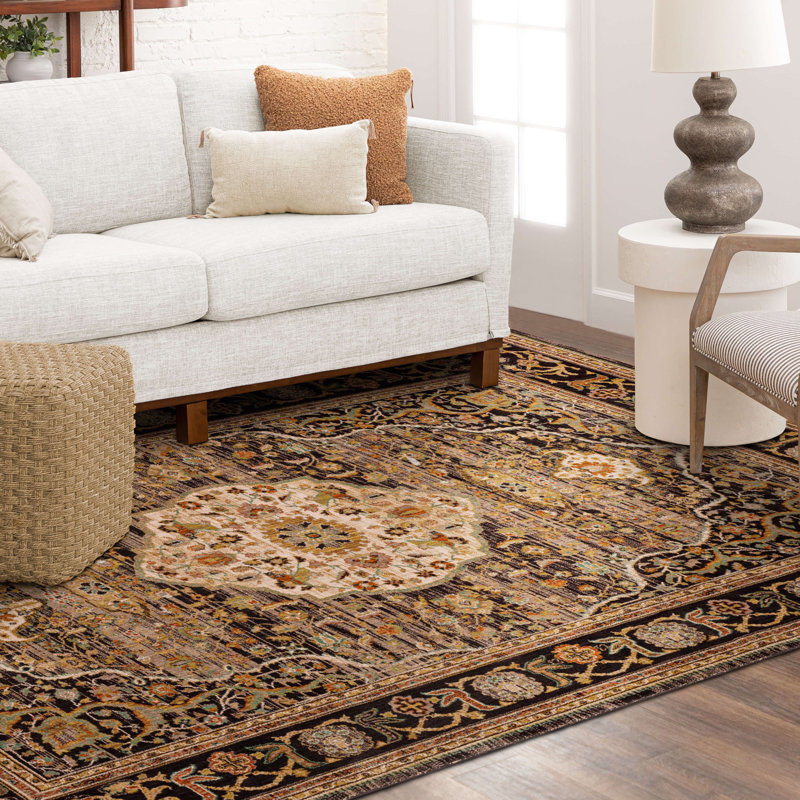 Tapis intérieur en polyester tissé Spice Market Petra, Rectangle 12 pi x 15 pi