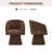Modern Swivel Barrel Accent Chair with Plush Upholstery-1032826938