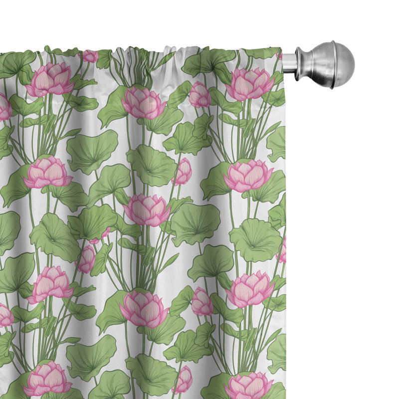 Rideaux 4 panneaux East Urban Home, L 56 po x L 95 po