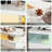 Contemporary Coffee Tables For Living Room, Led Coffee Table With Rounded Corner In 16 Colors, High Gloss 2 Tiers Table With Hidden Power Supply-513615284