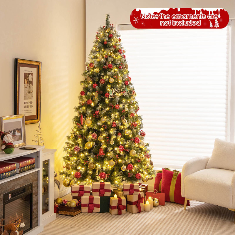 Arbre de Noël pin clair, 7,5 pi