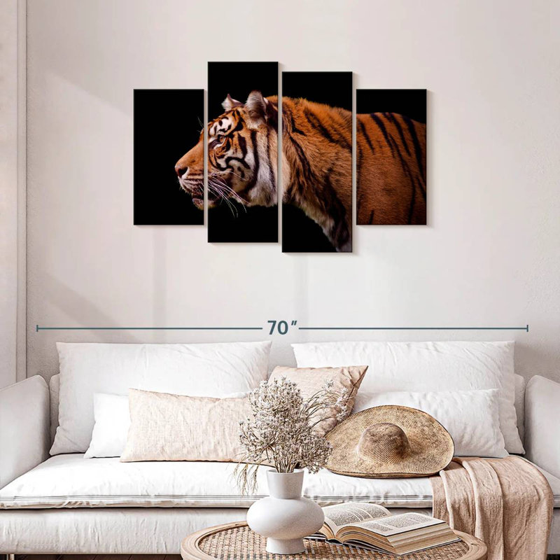 Brampt Royal Tiger, 27" H x 43" W