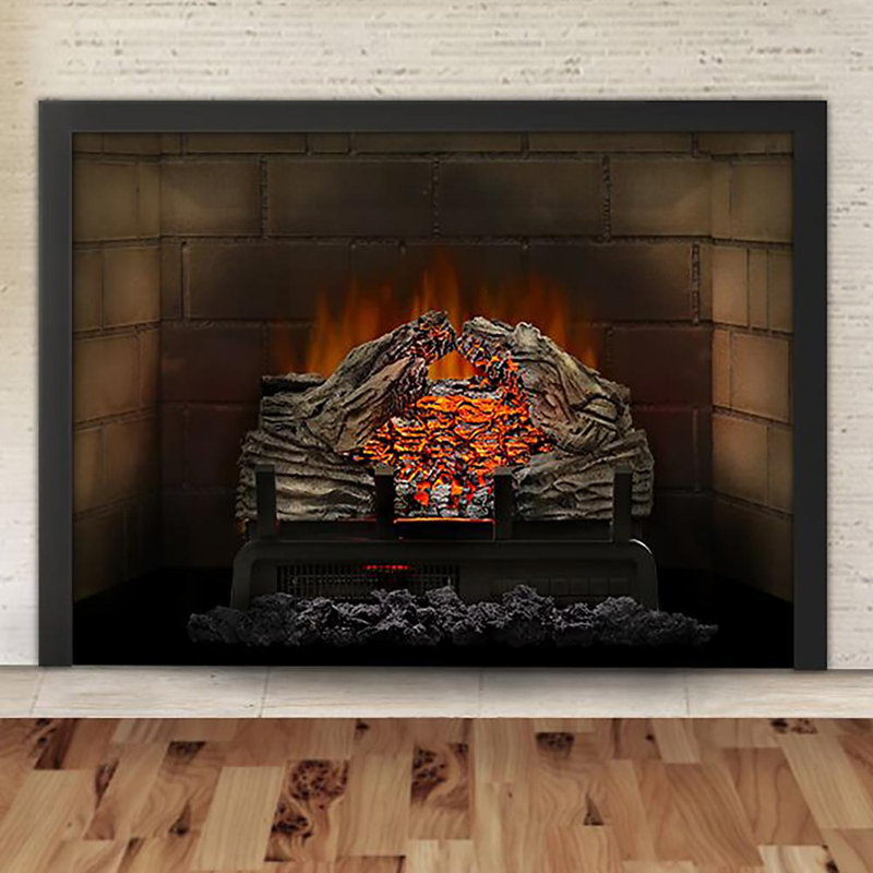Napoleon Woodland Electric Fireplace Log Set - Multiple Light and Heat levels - 400 SQ. FT., 13.5" H x 18" W x 13" D