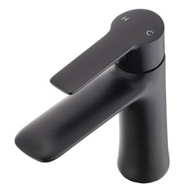 Round Single Hole Bathroom Faucet
