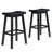 LuXeo Lakewood Solid Wood Saddle Barstool-83070615-83070614