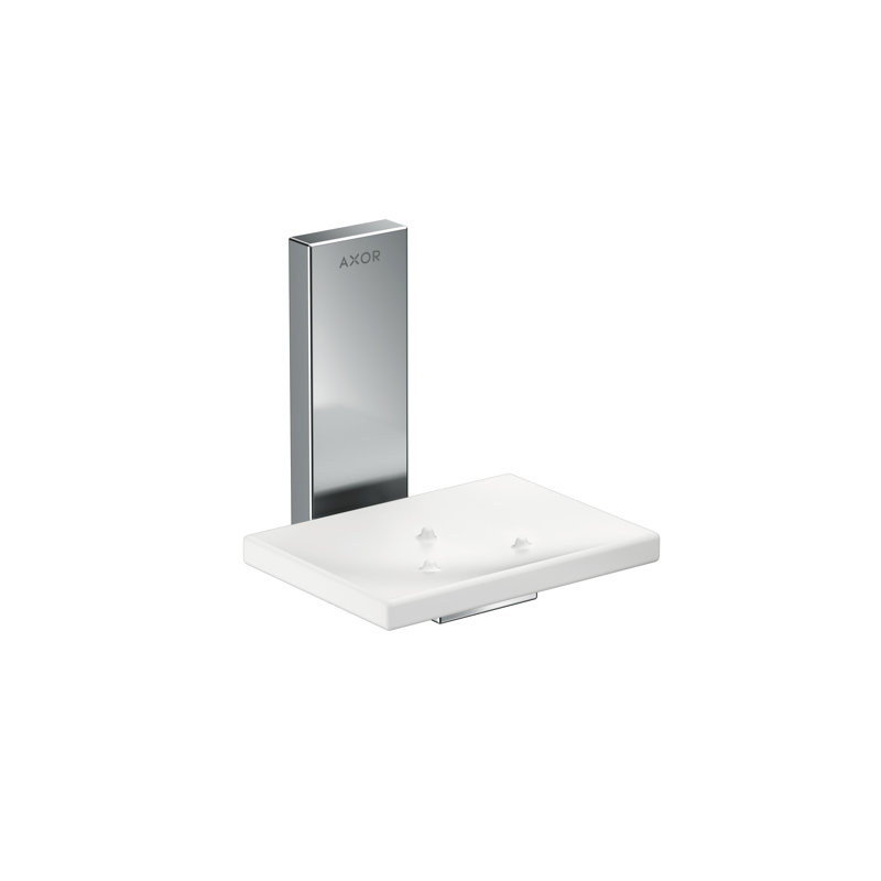 Universal Rectangular Soap Dish, Chrome
