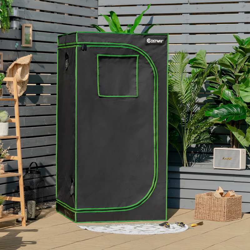 Costway Hydroponic Unit Flowers, Black  