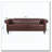 83.66 Inch Width Traditional Square Arm Sofa