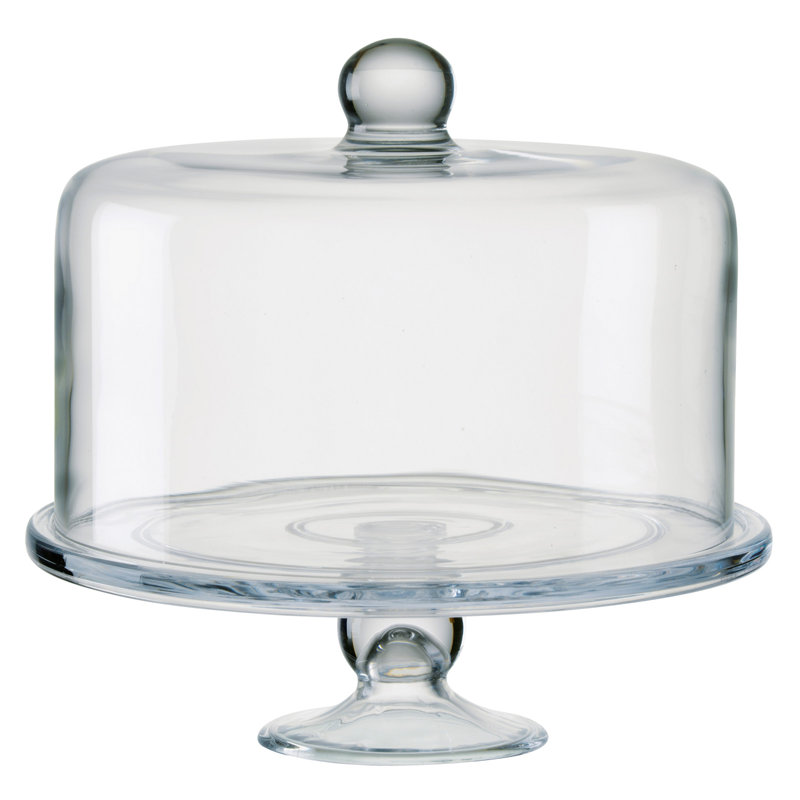 Simplicity Cake Stand with Straight Sided Dome