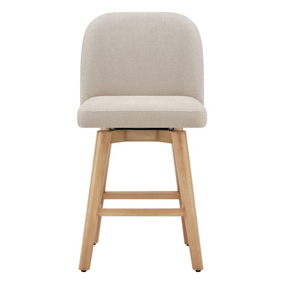 Upholstered Swivel Counter Stool