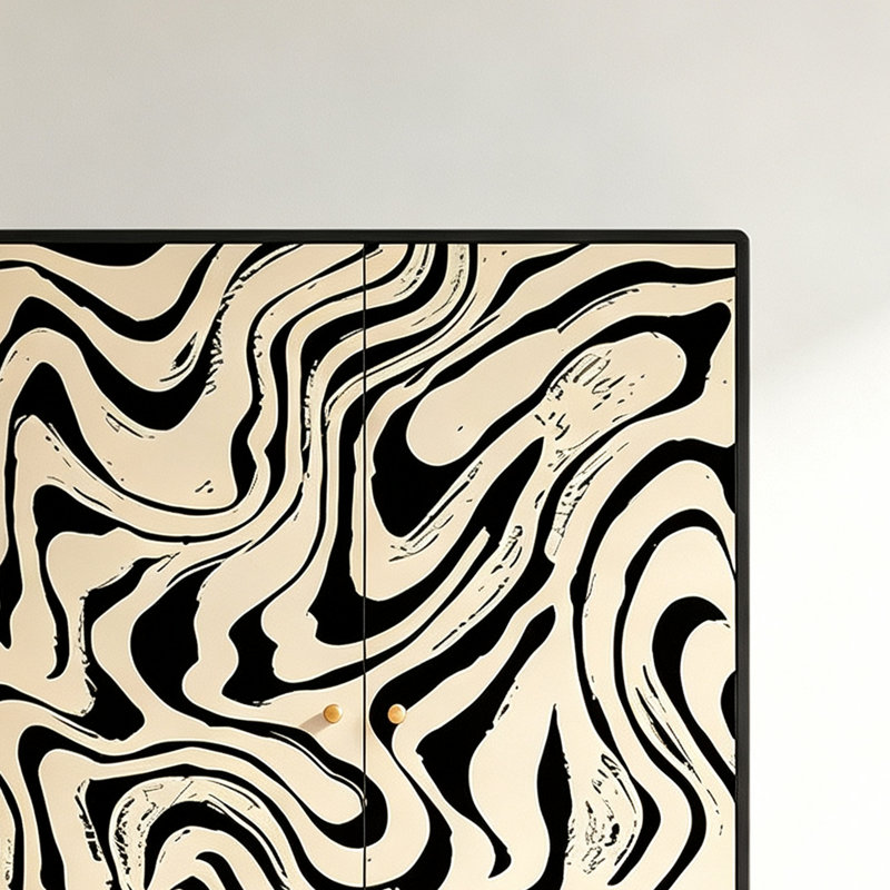 Armoire de rangement en bois massif pour l'organisation à domicile