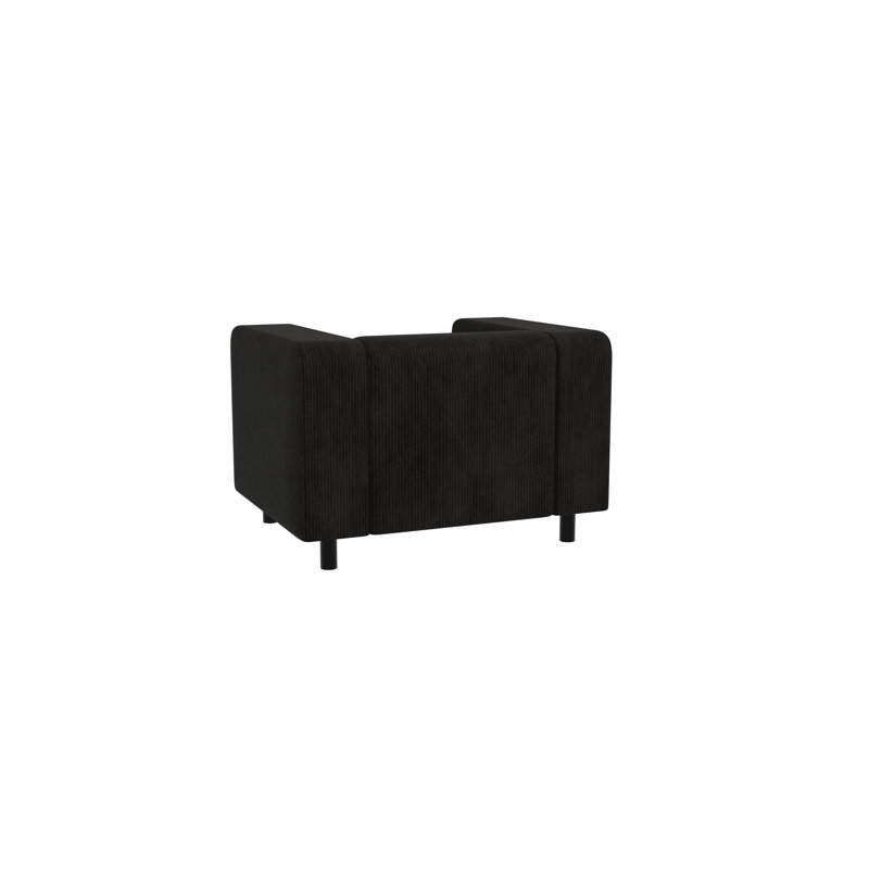 Sofie Upholstered Armchair, Black
