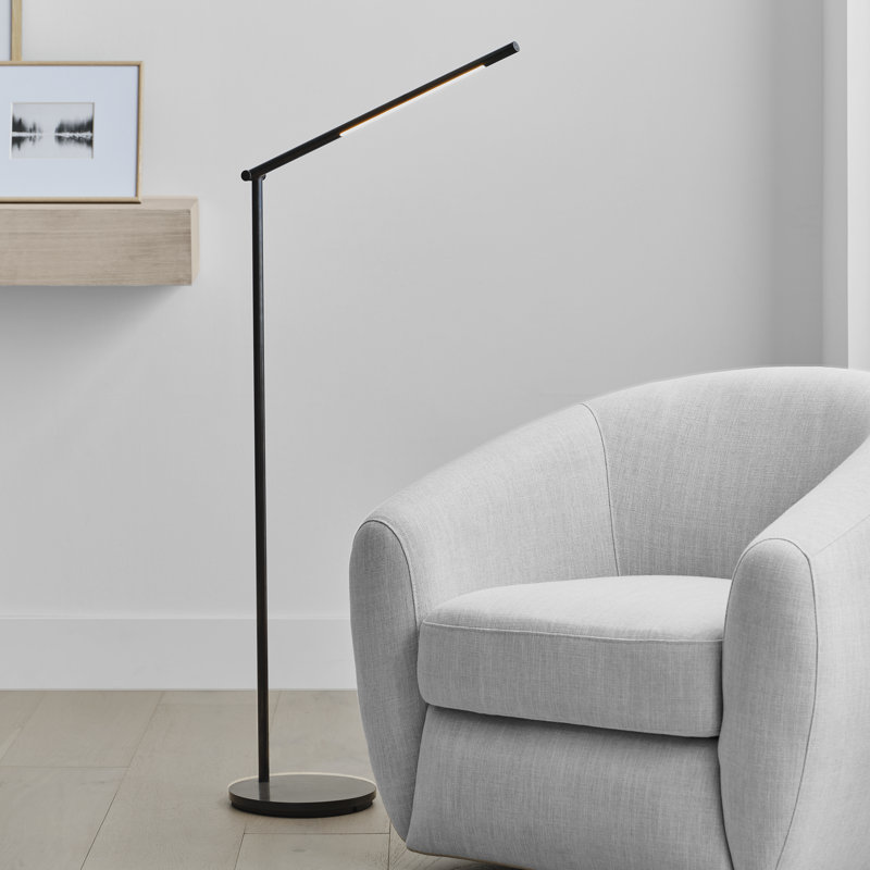 Kelly Wearstler Cona Large Articulating Floor Lamp, Bronze