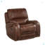 Achern Leather-Air Nailhead Swivel Glider Recliner