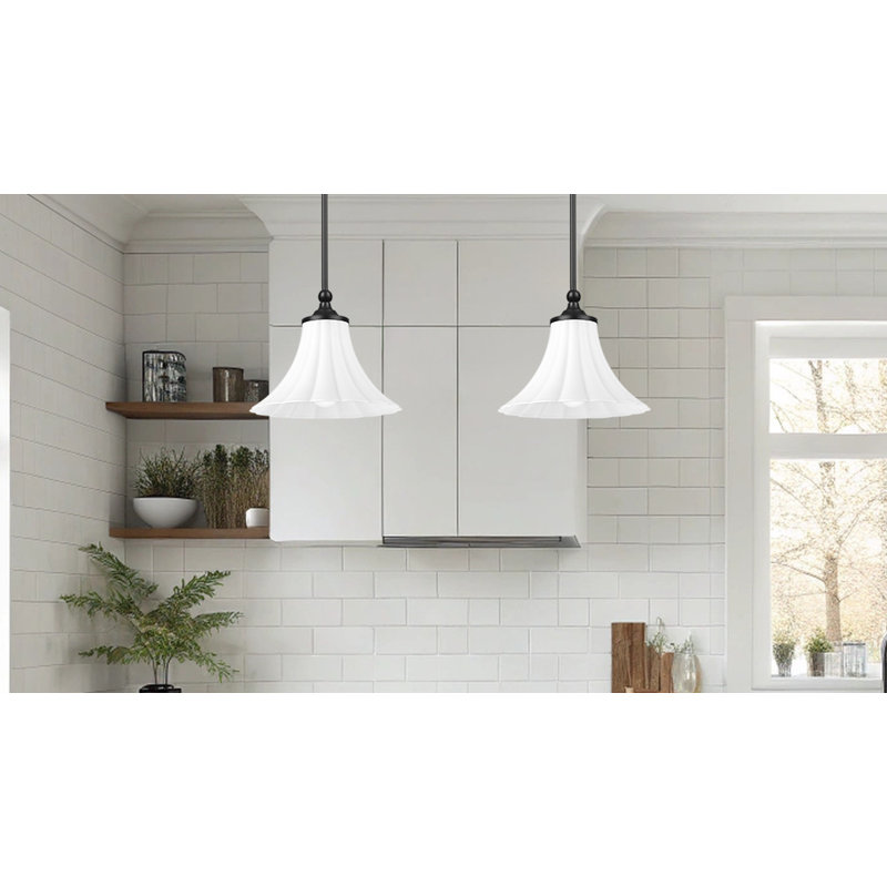 Luminaire suspendu 1 lumière noir mat Ohlson, Matte Black