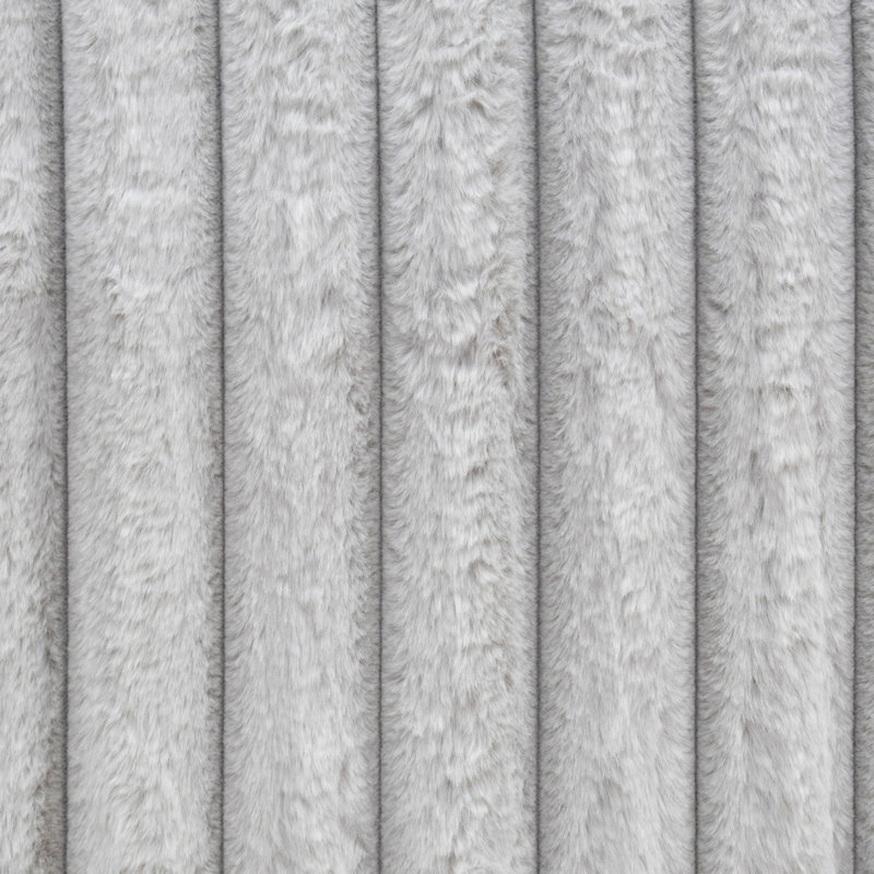 Canapé modulaire en Corduroy, Gris clair