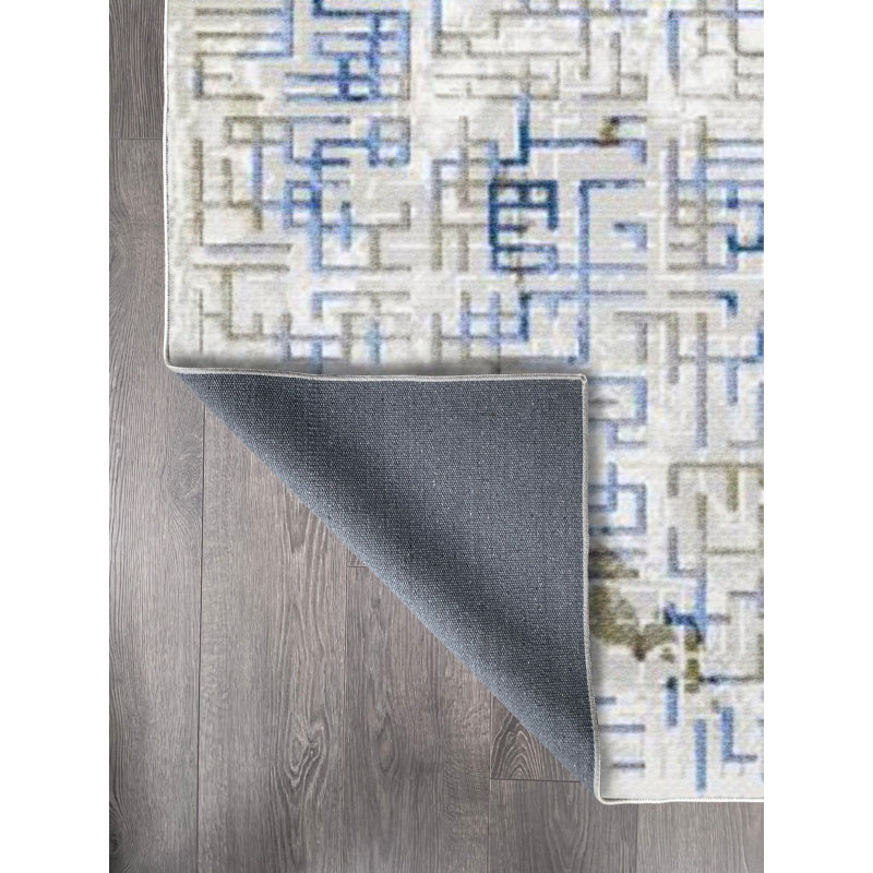 Tapis en coton Deonte, Carré 5 pi 3 po