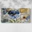 Fleurs d'hiver - Toile tendue avec châssis - Prêt à accrocher-1853636439