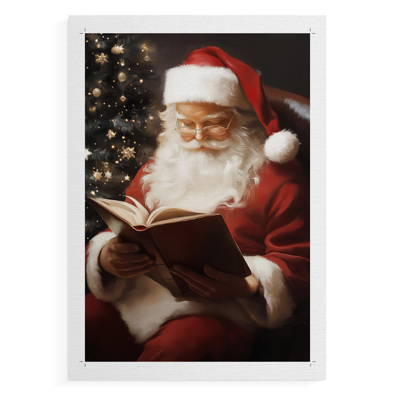 Art des Fêtes de Noël - série 2-XLVI - impression sur toile seulement - NON-CADRE, H 18 po x l 12 po