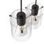 Luminaire suspendu cylindrique à 3 lumières pour îlot de cuisine